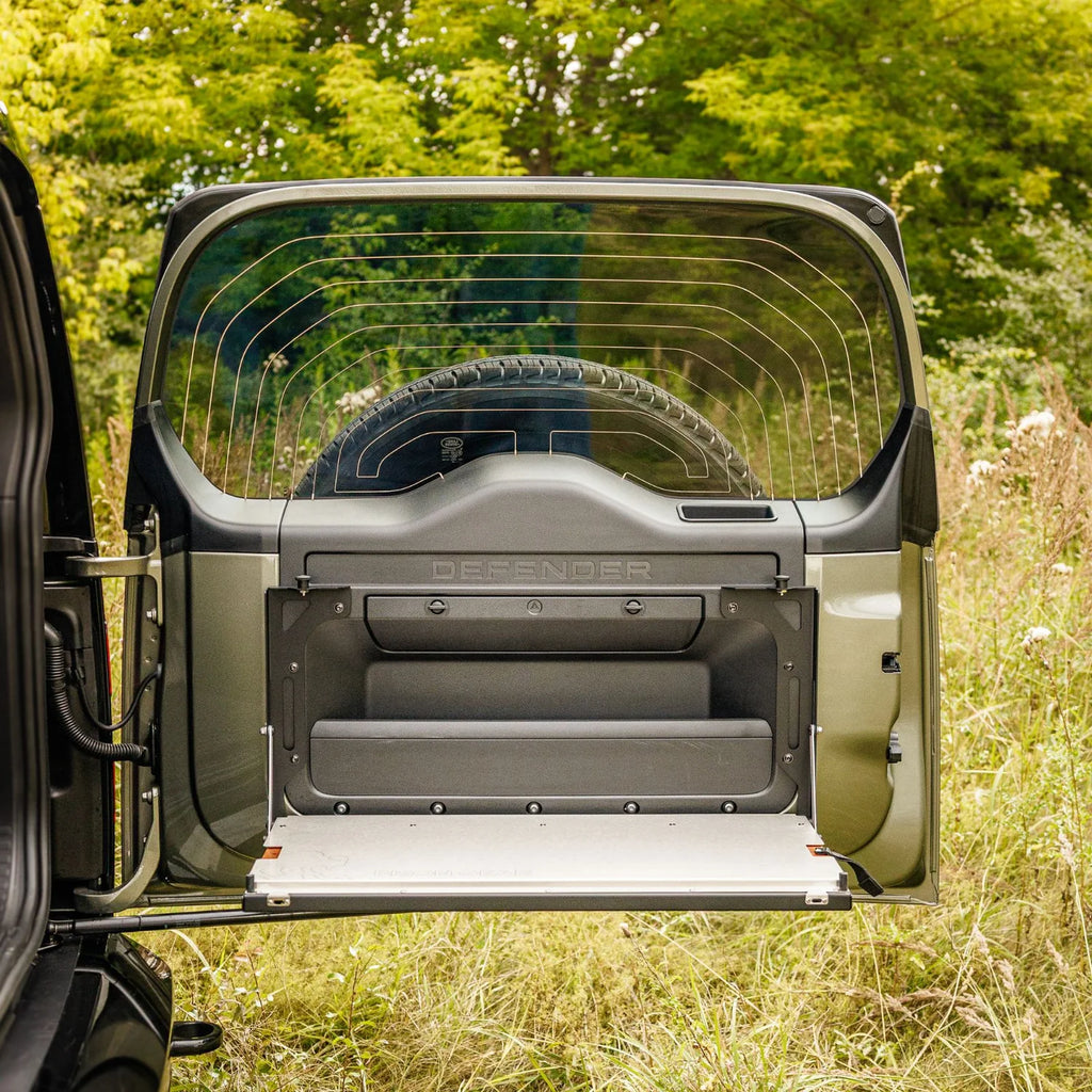 Drop-Down Tailgate Table - Defender (L663) – Overland Kings Drop-Down Tailgate Table - Defender (L663) – Overland Kings
