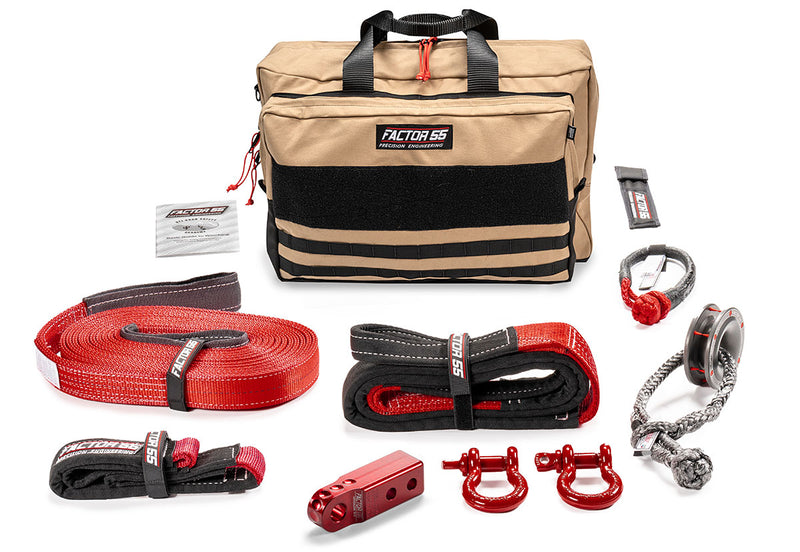 Vehicle Recovery Kit Sawtooth Red -Large Factor 55