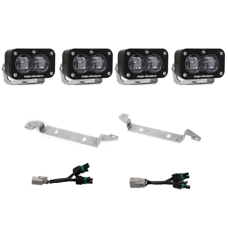 S2 SAE OEM Fog Light Replacement Kit 2025-On Toyota 4Runner TRD Pro/Trailhunter Clear Baja Designs
