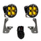 Jeep JK Squadron-R SAE Fog Pocket Light Kit Premium Bumper (Baja Amber)-Jeep 2007-09 Wrangler JK Baja Designs