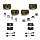 S2 SAE Baja Amber Fog Pocket Kit Fits 21-On Ford Raptor Baja Designs