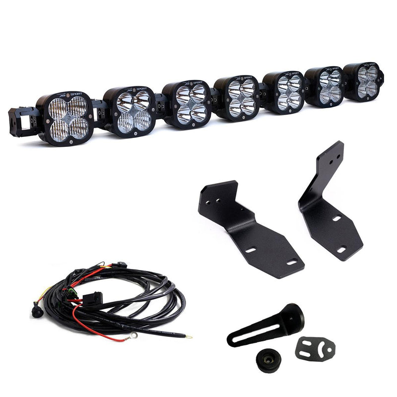 7XL Linkable Bumper Light Kit 2023-On Ford F-250/350 Super Duty Multi-Pattern Clear Wiring Type Toggle