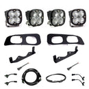 Ford Super Duty 2023-On  Dual Unlimited Fog Pocket Upfitter Kit Baja Designs