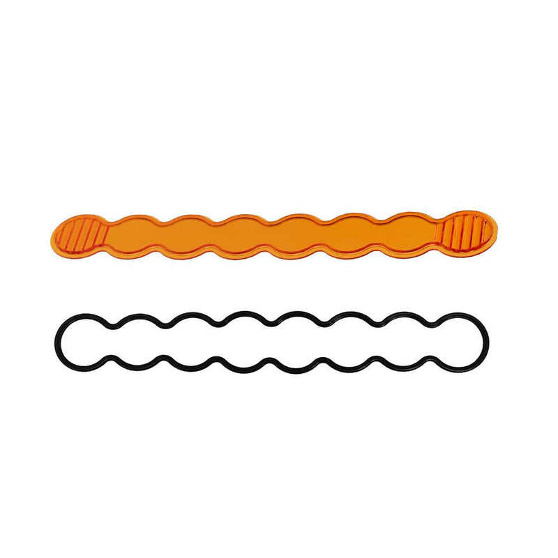 S8 Light Bar Lens Kit (10 Inch; Driving/Combo; Factory Amber) Baja Designs