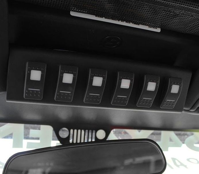 BantamX w/ Blue LED Switch panel for JK 2007-2008