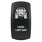 JK Hood Light Bar Rocker Switch sPOD