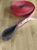 30 Foot Tow Strap Standard Duty 30 Foot x 2 Inch Red Factor 55