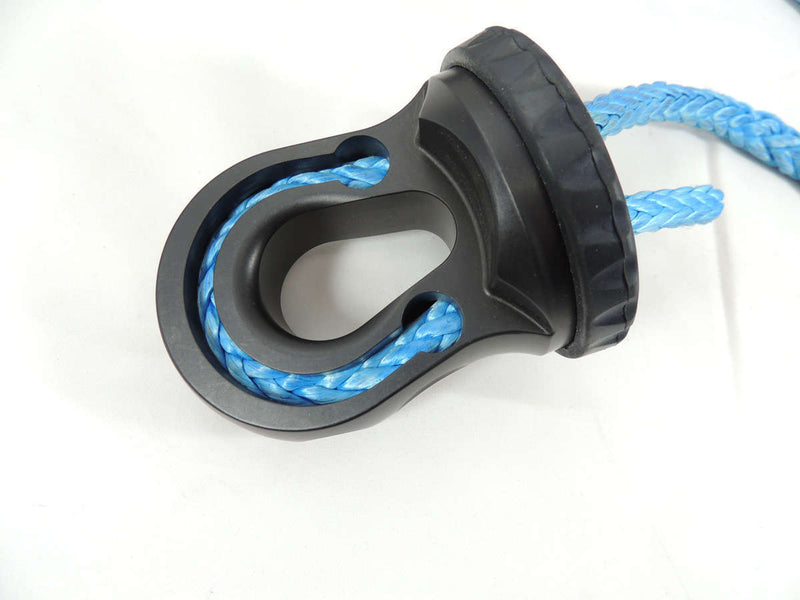 Splicer 3/8-1/2 Inch Synthetic Rope Splice On Shackle Mount Black Factor 55