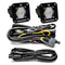 LED Light Pods S1 Pair Work/Scene LED Flush Mount Backup Kit Baja Designs