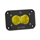 LED Work Light Flush Mount Amber Lens Work/Scene Pattern S2 Pro Baja Designs