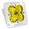 Flush Mount LED Light Pod White Amber Lens Wide Cornering Pattern Squadron Pro Baja Designs