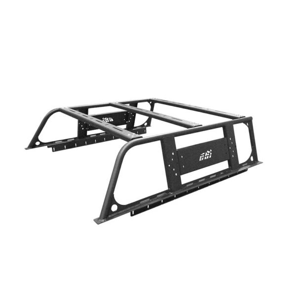 T2/T3 Toyota Tacoma Overland Bed Rack 05+ Short Bed Aluminum Bare Metal CBI Offroad