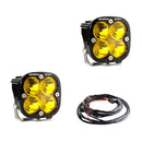 LED Light Pods Amber Lens Spot Pair Squadron Sport Baja Designs