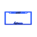 License Plate Cover Blue/Gray CBI Offroad