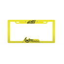 License Plate Cover Yellow/Black CBI Offroad