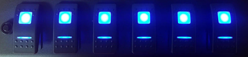 Bantam w/ 8-switch Panel Blue Switches for 07-08 Wrangler JK sPOD