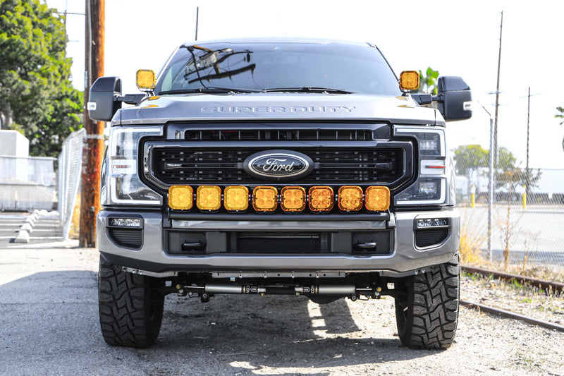 Ford F250 Bumper LED Light Bar 8 Pods GGLIGHTING