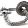 Splicer 3/8-1/2 Inch Synthetic Rope Splice On Shackle Mount Gray