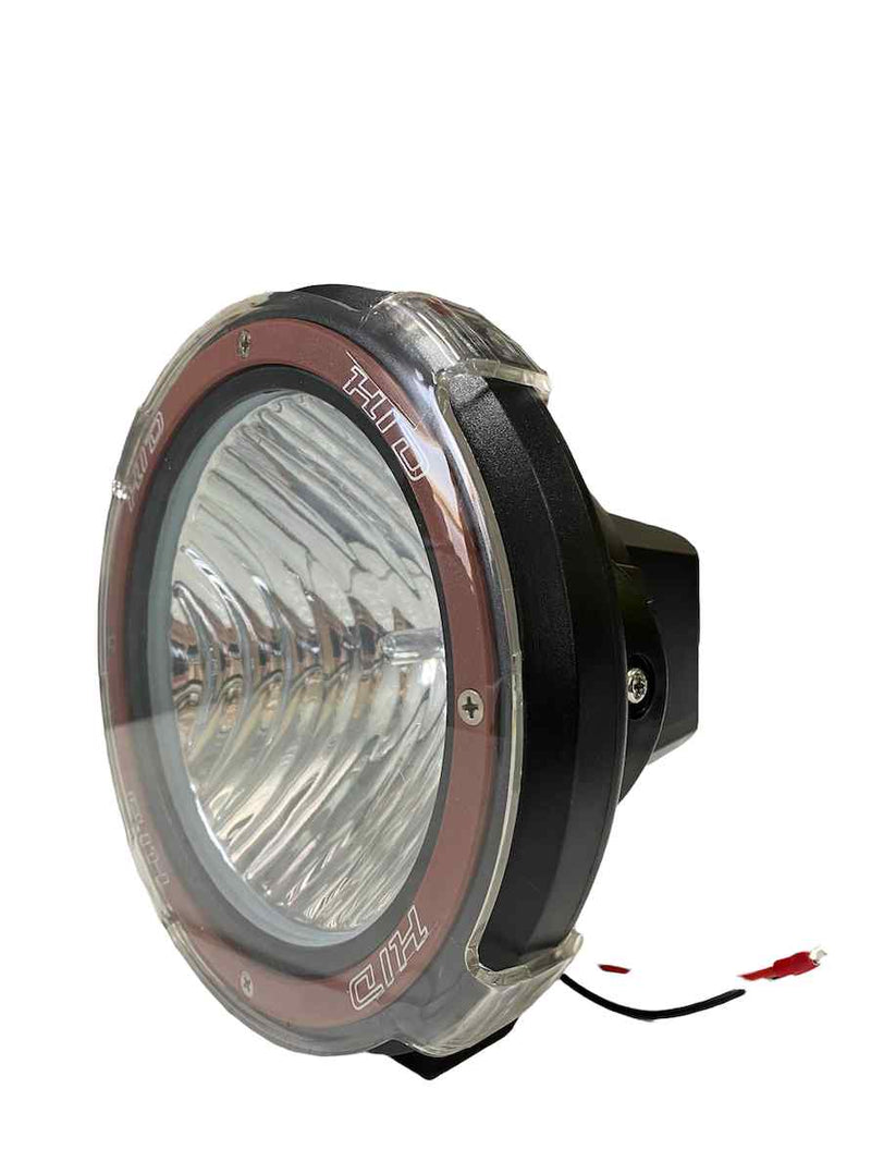 7" Red Ring HID Round Light