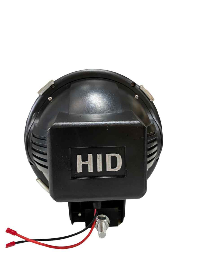 7" Red Ring HID Round Light