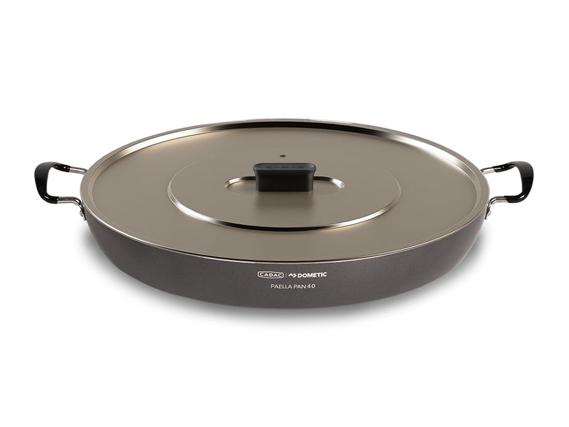 Paella Pan 40 w/Lid / Camp Cooking Pan - by CADAC