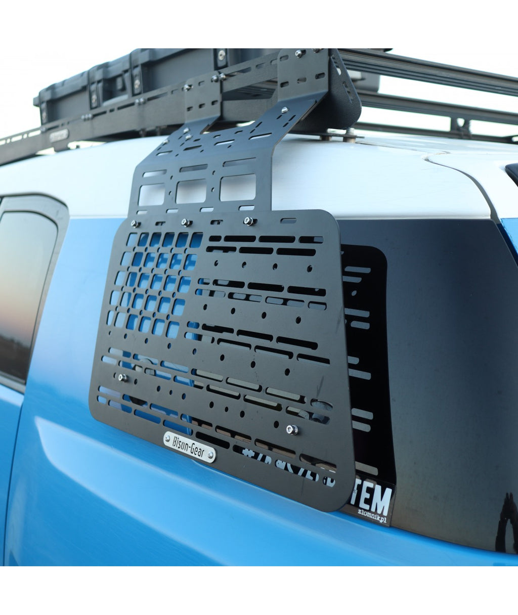bison gear roof rack BisonGear External MOLLE Panel FJ Cruiser – Overland Kings
