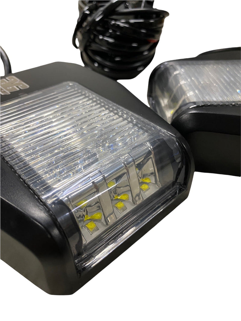 utv side mirrors with LED lights sxs polaris can-am x3 yxz talon UTV LED Lighted Mirrors