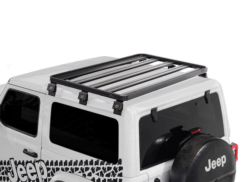 Jeep Wrangler JL 2 Door (2018-Current) Slimline II 1/2 Roof Rack Kit - by Front Runner