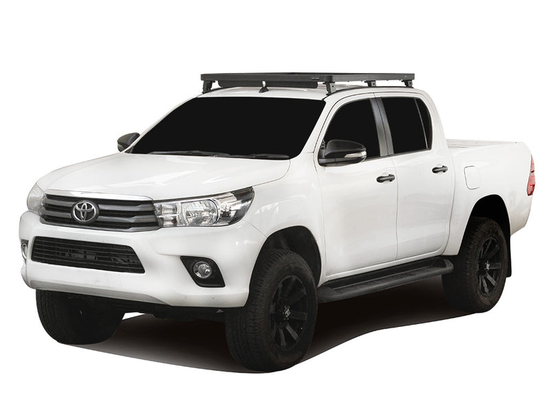 Toyota Hilux Revo DC (2016-Current) Track AND Feet Slimline II Roof Rack Kit - By Front Runner